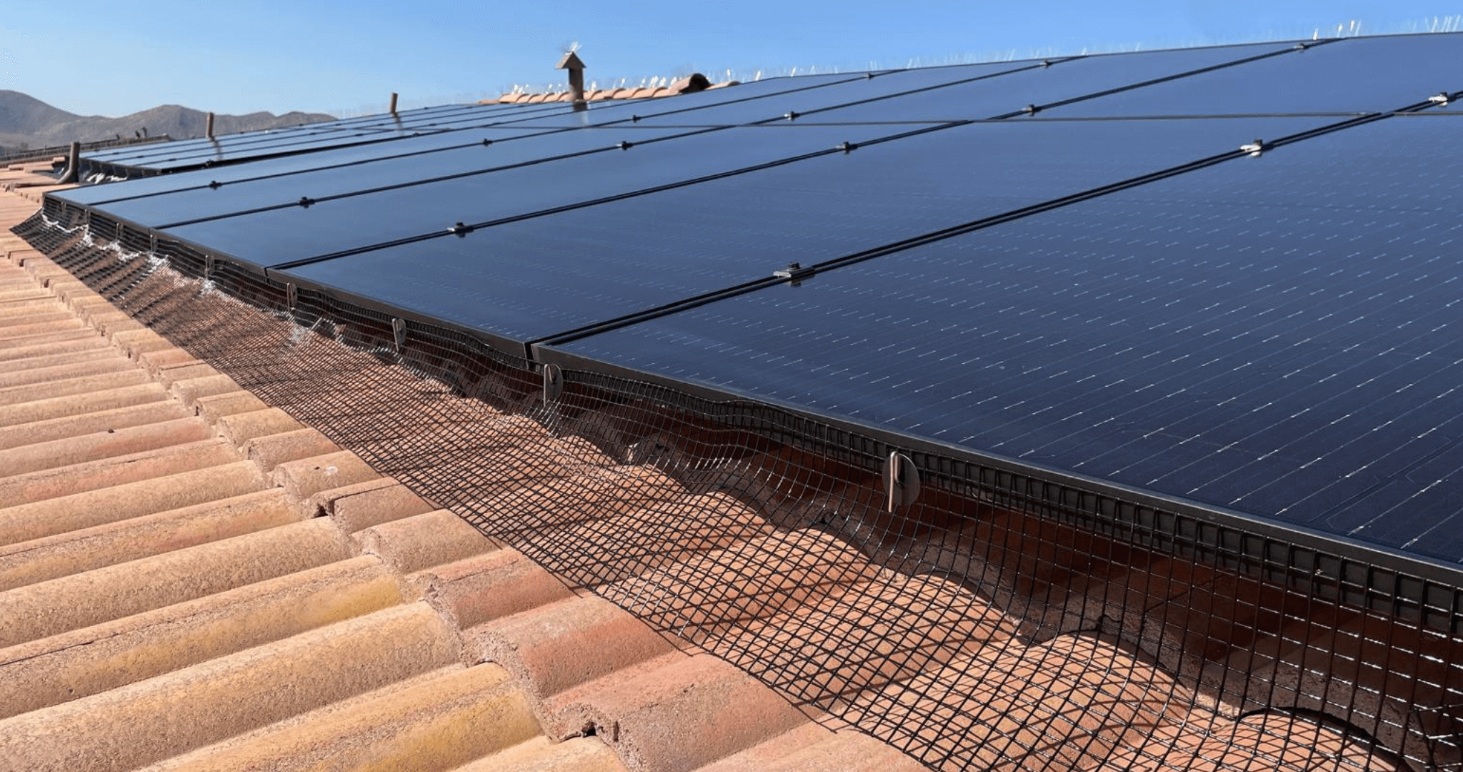 Professional solar panel bird proofing service in Inland Empire, CA